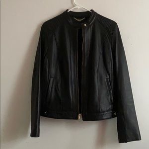 Medium Leather Cole Haan Jacket. Super stylish